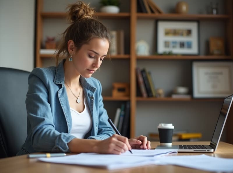 Credential-checked maths tutor at work